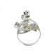 Natural Citrine Gemstone Ring Handmade 925 Sterling Silver Boho Ring Birthstone Jewelry Gift For Her